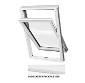 DAKEA GOOD ENERGY PVC - Plastové střešní okno KPA B1500 - C6A - rozměr 55*118cm